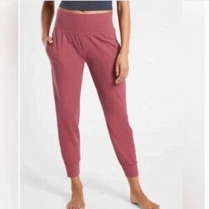 Athleta Salutation Joggers in Powervita Fabric Mauve